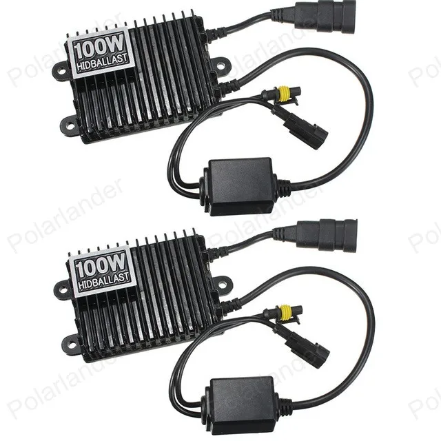 Цифровой тонкий hid балласт 100 Вт электронный для ксеноновых H3 H4 HB3 9005 HB4 9006 6000K 8000K 12