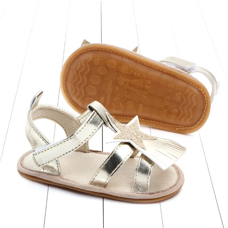Baby Sandals Toddler Shoes Summer New Baby Girl Shoes Soft Bottom PU Tassel Cute Newborn Infant Baby Girls Princess Shoes 0-1 (10)
