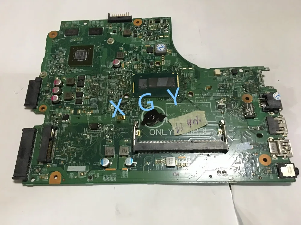 

For Dell 15R 3442 3542 Laptop motherboard i3-4005U CPU with GT820M Video card 13269-1 PWB FX3MC 0FX3MC