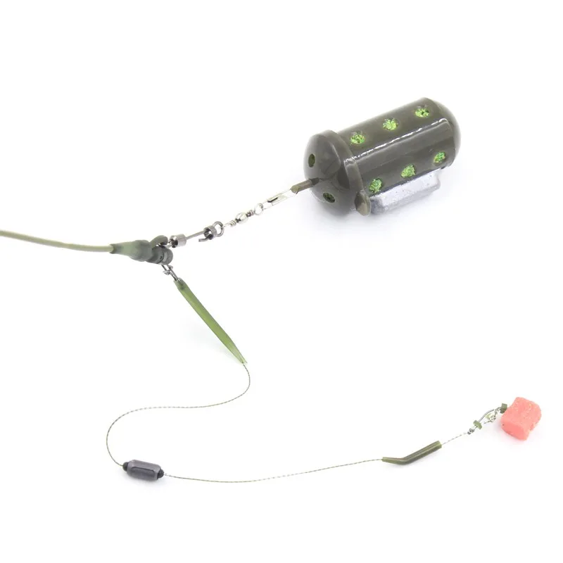 

Fishing Feeder Tool 20-40G Bait Lure Pit Device Lead Pellet Fishing Tackle Sinker Pesca Feeding Trough Cage Box new