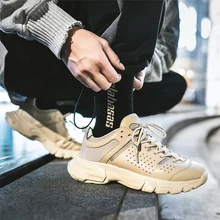 Высококачественные Женские спортивные туфли; прогулочная обувь; коллекция года; весенние модели; спортивная обувь из сетчатого материала; цвет красный, розовый; обувь на толстой подошве; 19ss