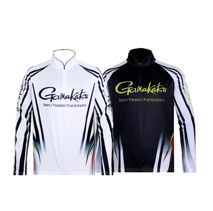 

2018 NEW Gamakatsu Fishing clothes summer Sunscreen Long sleeve Breathable Anti mosquito Quick dry Ultrathin man Free shipping