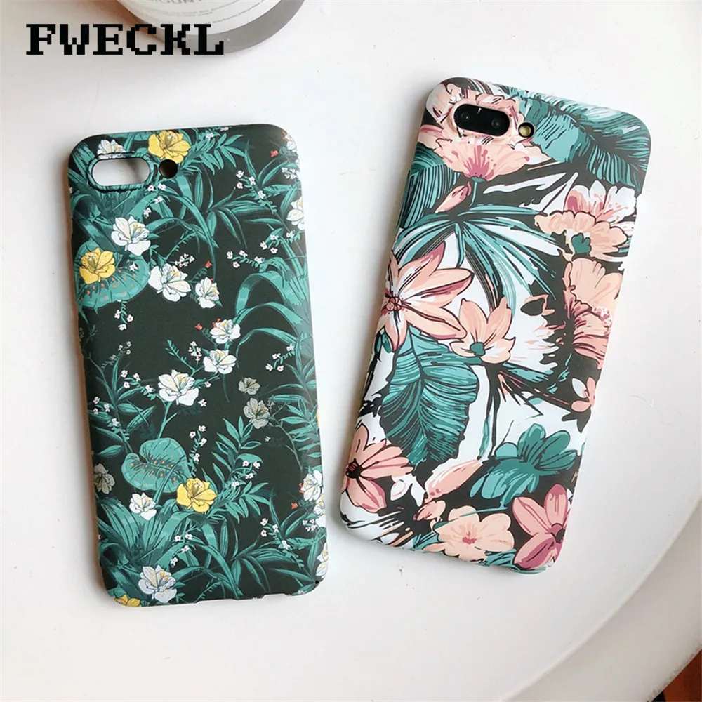 

High quaity Hard PC Phone Case For Huawei Mate 10 P20 Pro P20 Lite Honor 10 Nova 3 3I Retro Green Leaves Flower Floral Case Capa