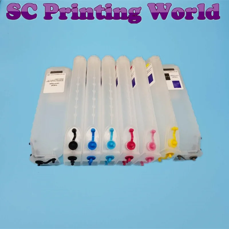280ml 8PCS empty refillable ink cartridge compatible for HP 70 for hp