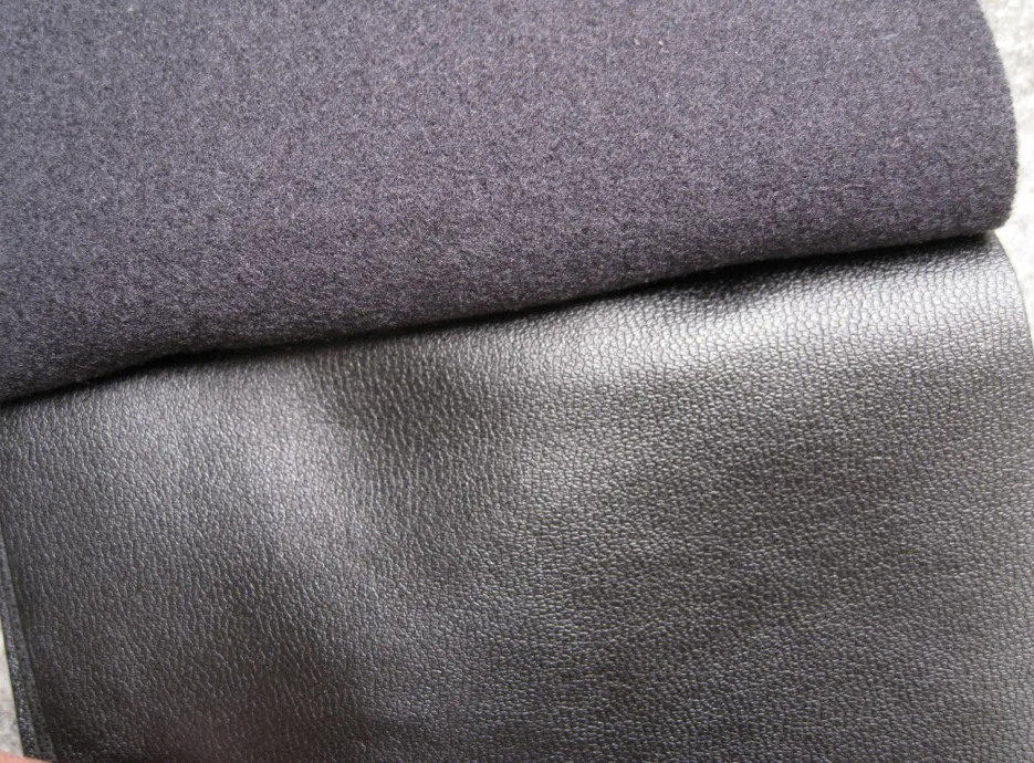 free shipping Stretch Leather Fabrics / Sheep grain pu garment leather
