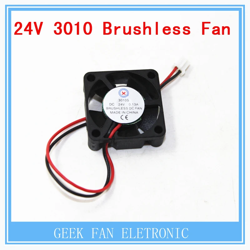 

3D printer GDT 3010s 3cm 30 x 30 x 10mm 30mm Small DC 24V Brushless Cooling Cooler Fan Free Shipping