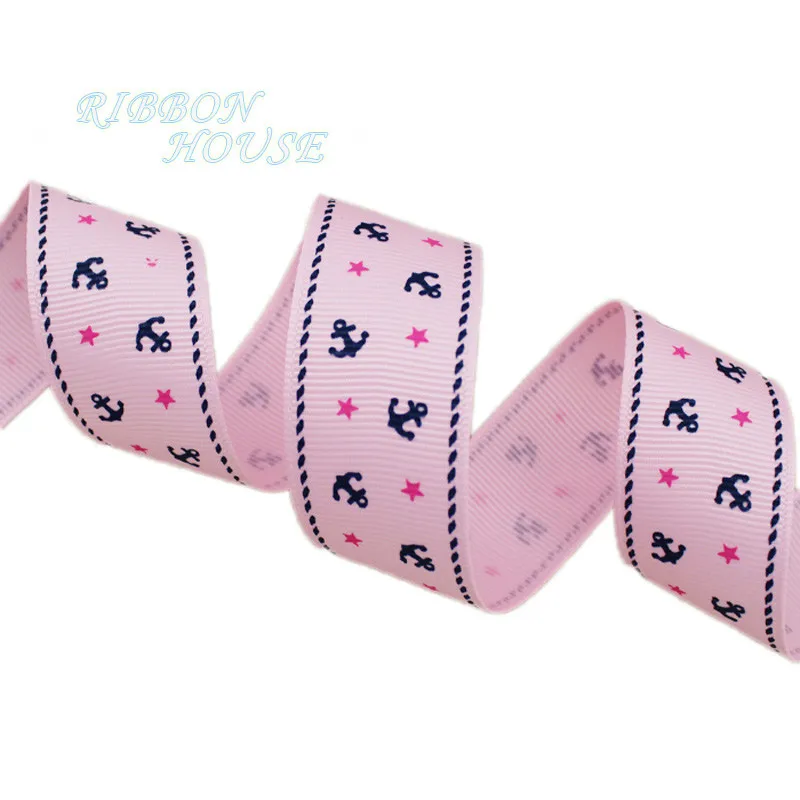 Vibrant Nautical-Themed Grosgrain Ribbon for Gift Decoration (2 Meters/Lot)