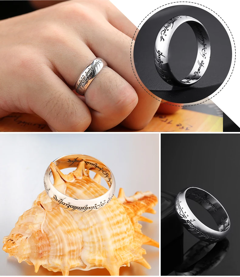 Байер, Новое поступление магазина, модное кольцо из стерлингового серебра 925 пробы с хорошей детализацией, мощное кольцо для мужчин, кольцо Властелина, ювелирное изделие, LBR-SR004