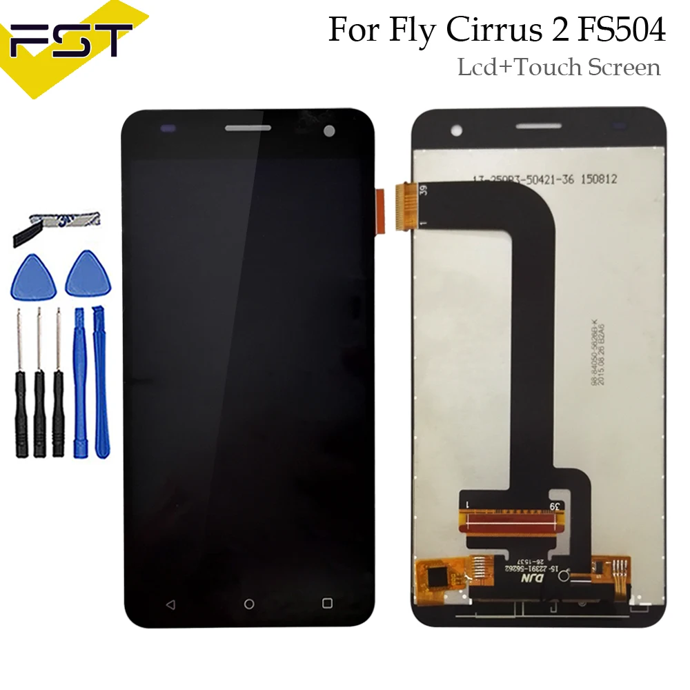 100% протестированный черный/белый для Fly FS504 cirрус 2 ЖК дисплей + кодирующий
