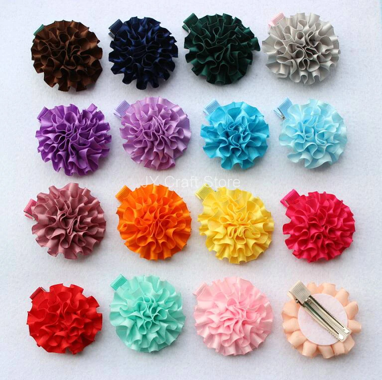 18 pcs Berbagai Macam Kain Carnation Flower Alligator 