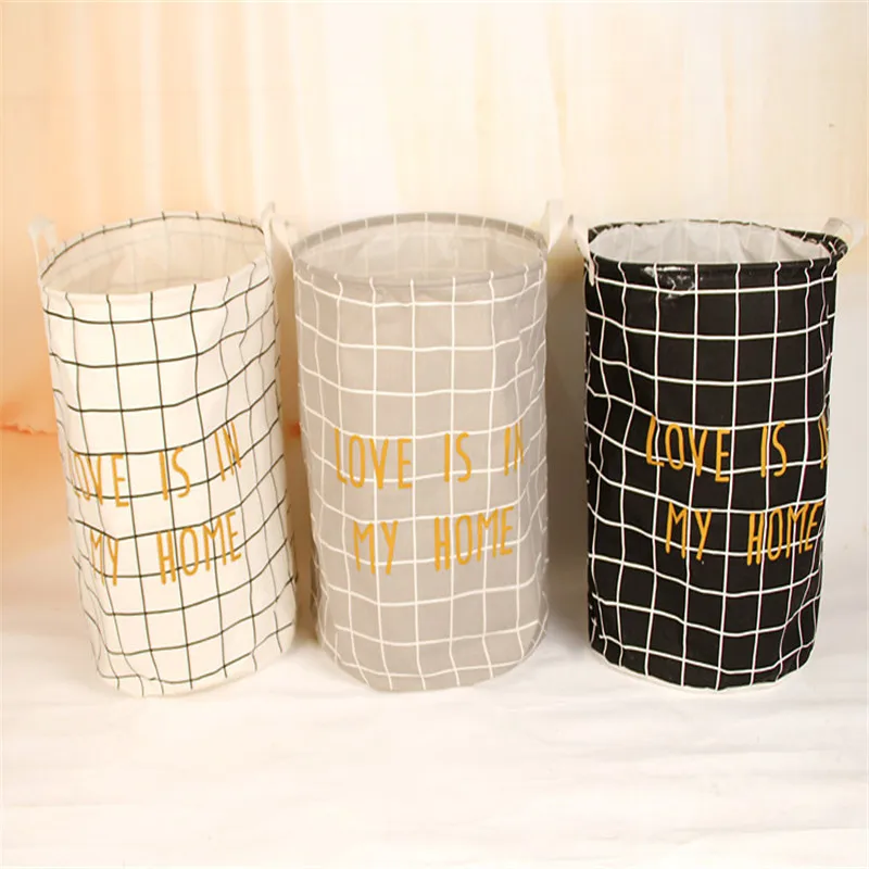 New Multi function Canvas Cloth Clothes Holding Buckets Bucket Laundry