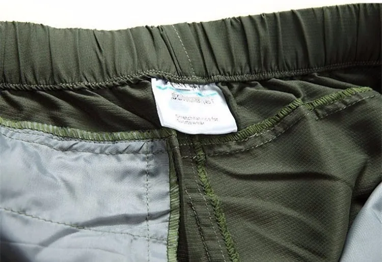 2016 Men Summer Removable leg Pants Outdoor Quick Dry Pants UV Protection Pants Breathable Fishing&Hunting Pants Male Plus Size15
