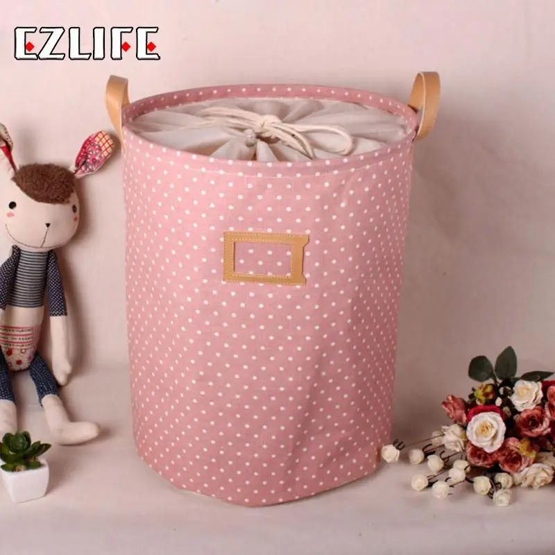 

Waterproof Storage Basket Bag Toy Dirty Laundry Basket Bag Clothes Toys Storage Box Sundries Fabric Folding Storage Bag