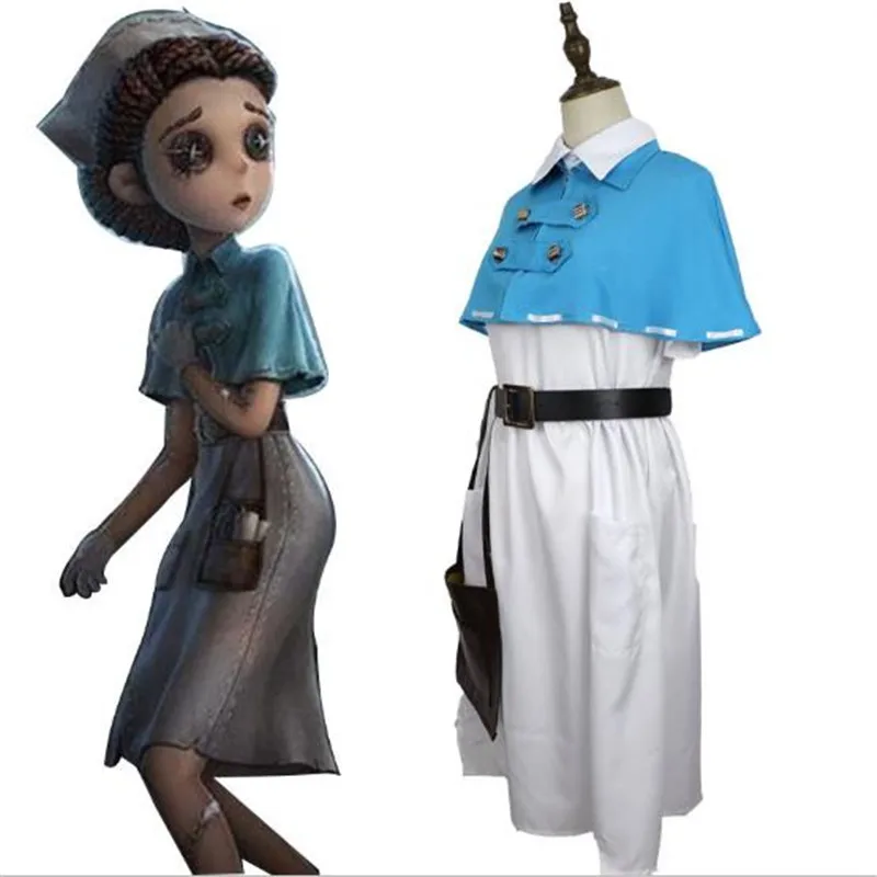 2018 игра пятая личность доктор Эмили племянник синий мульти-кусок набор для дам Аниме Костюм в стиле Косплей Женщины Хэллоуин костюм