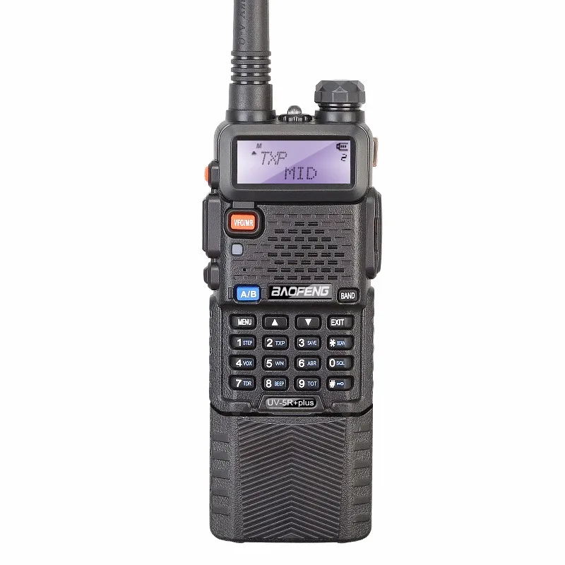 Новый Оригинальный Baofeng Tri-output 8 Вт/4 Вт/1 Вт двухдиапазонный UV-5R plus с 3800 длинными батарейками, бесплатные наушники