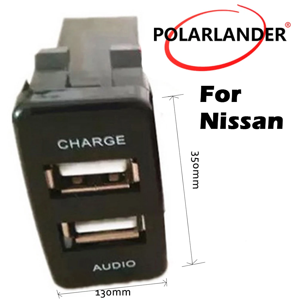 Для Nissan/Toyota/Honda/Mitsubishi/Mazda двойной usb-порт 5V 2.1A автомобиля Зарядное устройство