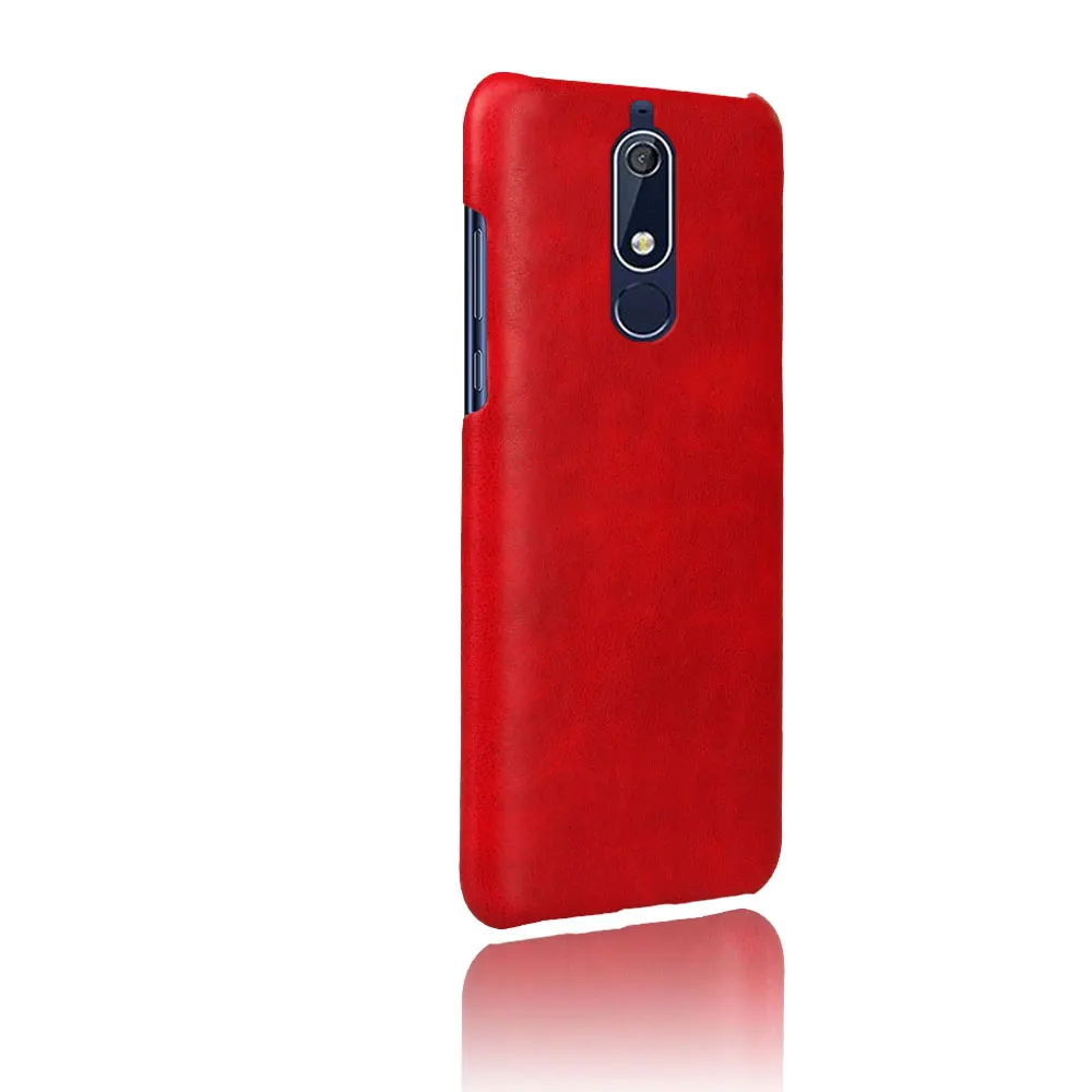 For Nokia 5.1 Case 6 Colors Available Phone Cases For Nokia 5.1 Black Brown Leather Case For Nokia5.1 Back Covers Coque DropShip (11)
