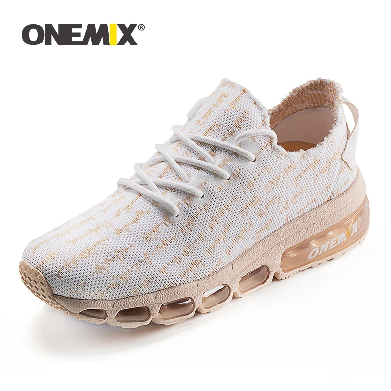 

ONEMIX Women Sneakers Air Cushion Running Shoes Breathable Mesh Footwear Walking Shoes Athletic Outdoor Sport Shoes Big Size 43