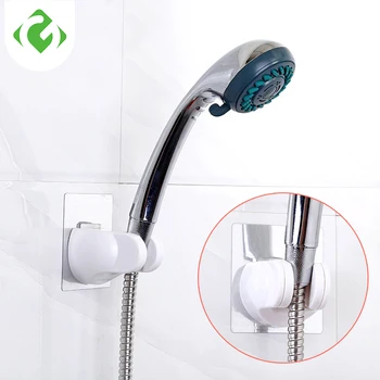 

1PC Adjustable wall mount Bathroom Shower Head Holder base Movable Fixed Bracket Shower Room arm swivel Seat Bathroom Tools acce