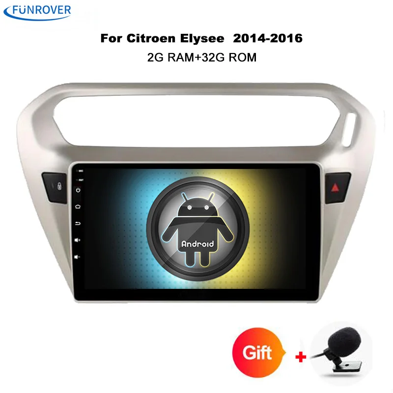 Funrover 2G + 32G Quad core android 8,0 dvd-плеер автомобиля мультимедиа gps-навигация для Kia k2 2017 автомобилей стерео радио видео auido Wi-Fi