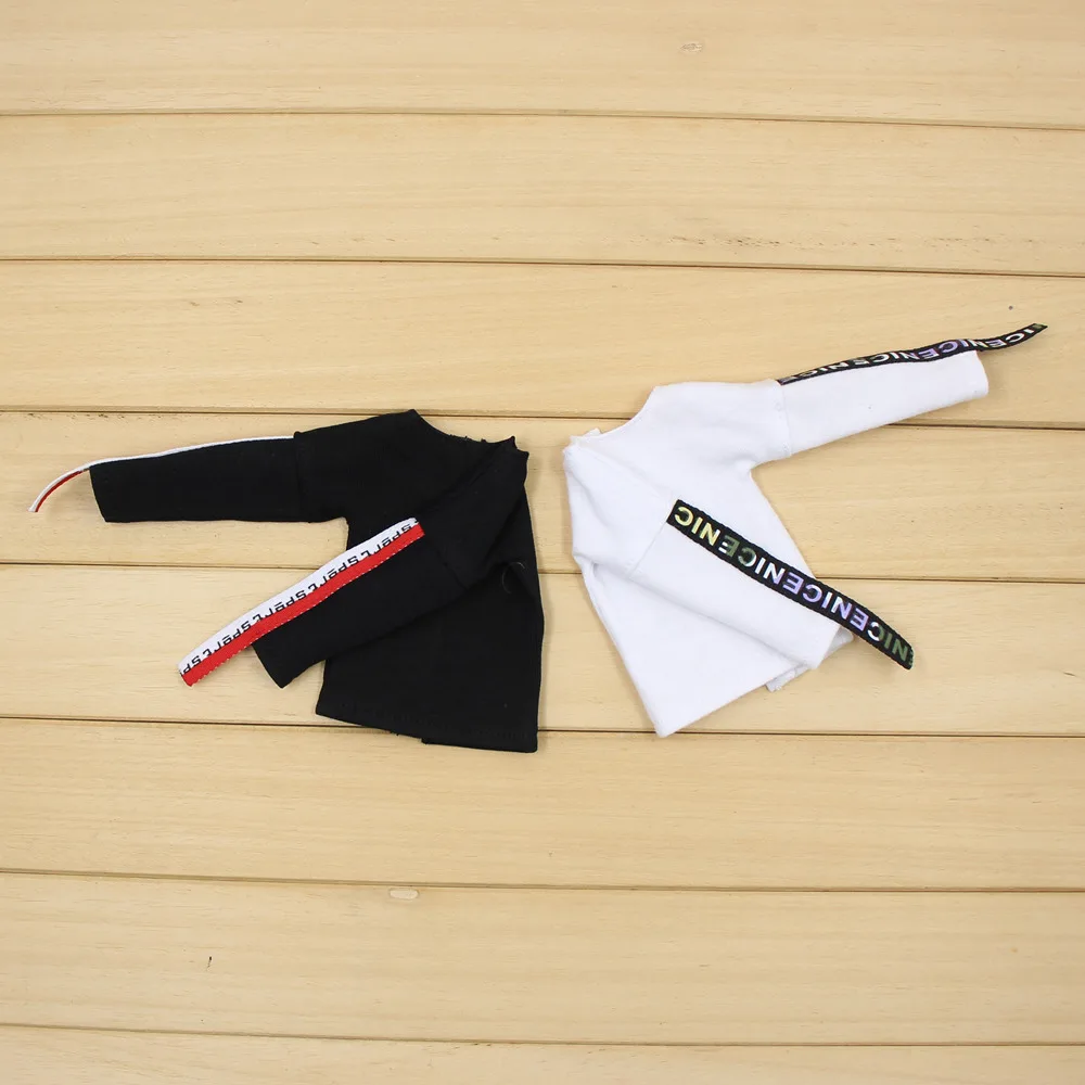 

Clothes for Blyth 1/6 Doll long-sleeved loose sweater oversize Joint body Outfit ICY Licca fashion gift