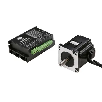 

Free Ship US&US Ship Closed-Loop Stepper motor NEMA34 142mm 101MM 5N.m 6A 1000line&Servo Driver HBS86H CNC Controller Kit