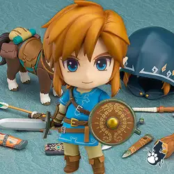 Nendoroid легенда о Зельде Link 733-DX Дыхание Дикого Ver DX Edition ПВХ фигурка Коллекционная подарочные модельные игрушки кукла