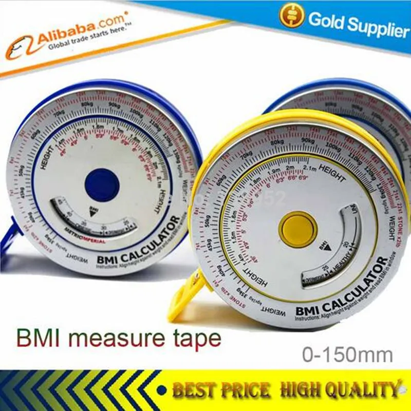

BMI measure tape BMI Calculator Health Tape Measure Mass Index with Retractable
