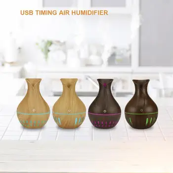

130mL Air Humidifier Aroma Essential Oil Diffuser Ultrasonic Cool Mist Humidifier Air Purifier with 7 Color Night Light