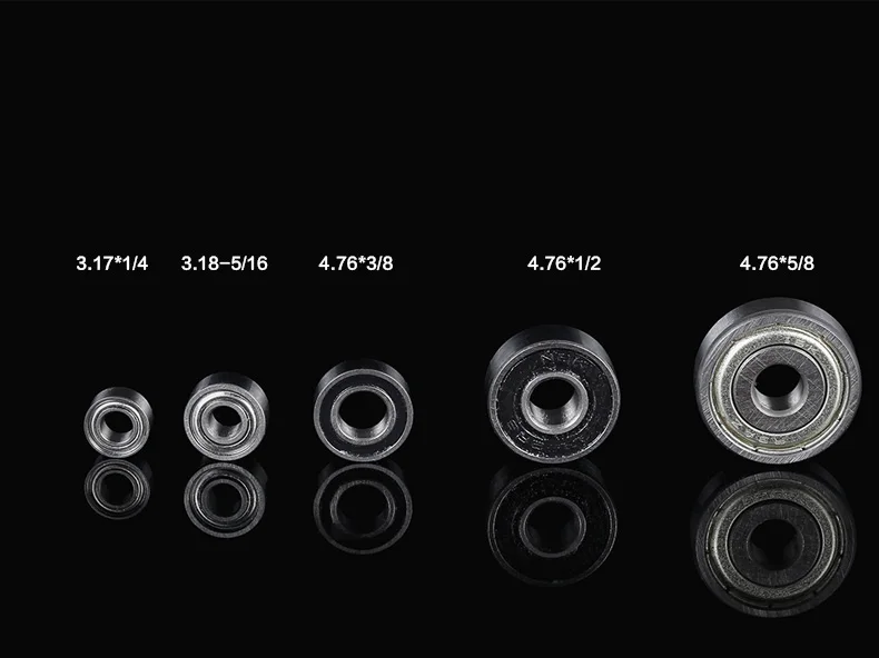 TIDEWAY 5 шт./лот подшипник стали для деревообработки обрезки бит 1/4 1/2 подшипник для прямой Фрезерный резак ЧПУ аксессуары для инструментов