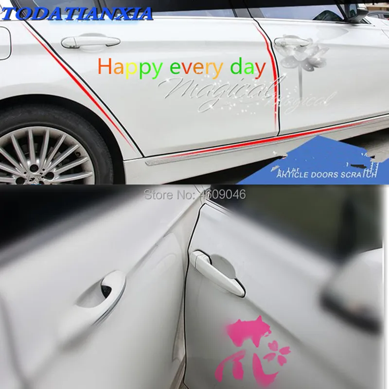 Полоса для защиты дверей автомобиля аксессуары audi a4 b7 bmw e36 r1200gs toyota chr fiat 500 e46 e39 f30