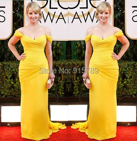 2015 new sheer celebrity elegant ladies yellow evening dress size 10 celebrities