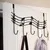 steel hook Music Wall Hook Door Hanger Kitchen Storage Hook Shelf Bathroom Organizer Bags Clothessteel hook 029 - Цвет: Черный