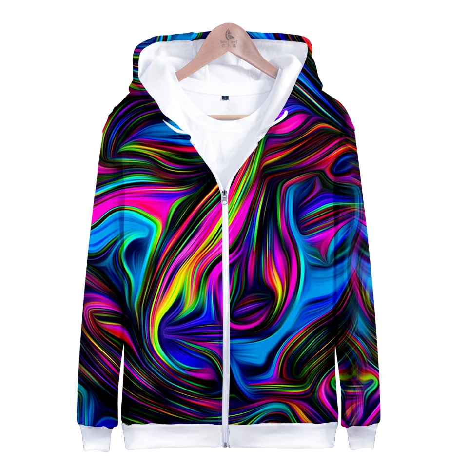 

3D Printed Tie Dye Flashbacks Hoodie Men colorful psychedelic Hoodies Sweatshirt Men Oversized Pullover Jacket Outwear Boys Top