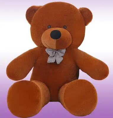 Огромный плюшевый медведь мягкая игрушка 160 см большие мягкие игрушки животные плюшевые размер жизни детские куклы дешевые игрушки любовника подарок на день Святого Валентина - Цвет: Коричневый