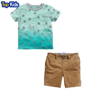 kids clothes boys sets summer children clothing sets baby boys star t shirt +shorts children clothing set CCS335 1