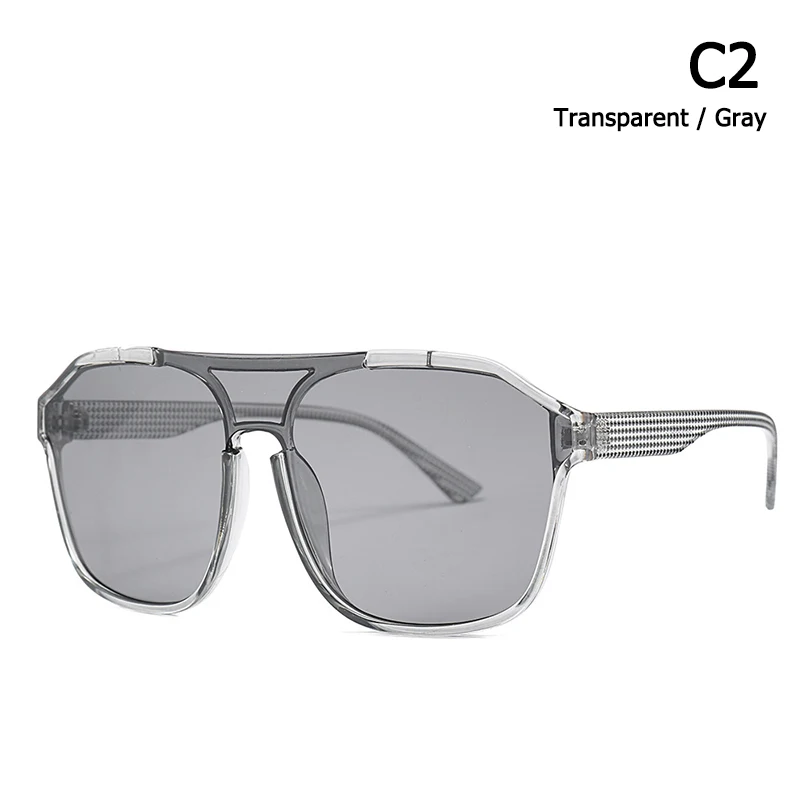 JackJad модные современные крутые квадратные стильные солнцезащитные очки для мужчин и женщин винтажные градиентные брендовые дизайнерские солнцезащитные очки Oculos De Sol 20046 - Цвет линз: C2
