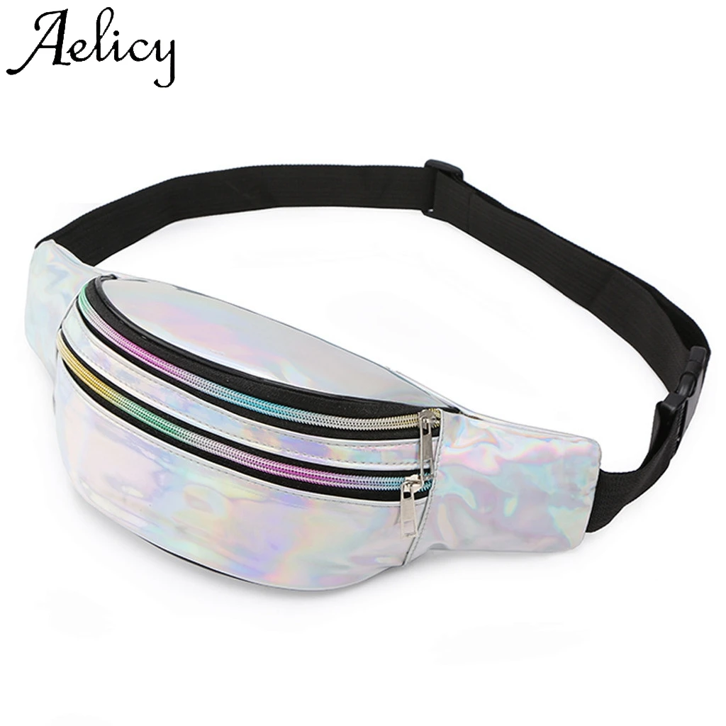 

Aelicy Fashion Women Students Outdoor Sports Zipper Messenger Bag Chest Bag High Quality Solid Bag Simple Phone Pocket Waist Bag