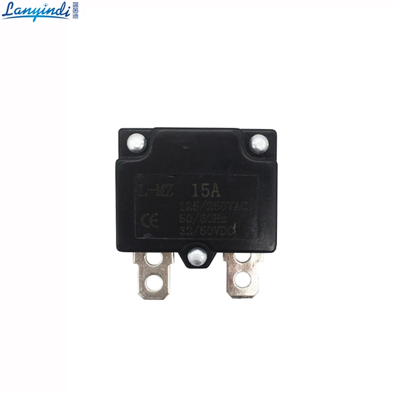 DIY 7A 10A 15A Automatic Reset Relay Fuse Therma Switch Circuit Breaker Current Overload