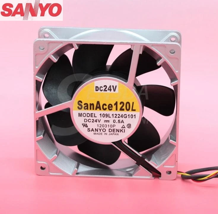 Вентилятор охлаждения инвертора для Sanyo 109L1224G101 24V 0.5A 12038 120 мм|cooling fan|120mm cooling fancooling