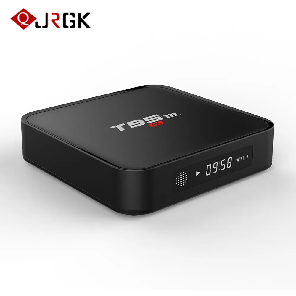 Разъем jrgk Smart TV Box Amlogic S905X box tv Android 7 1 Media Player 2 ГБ 8 H.265 4K HDMI2.0 LAN 100 м WiFi