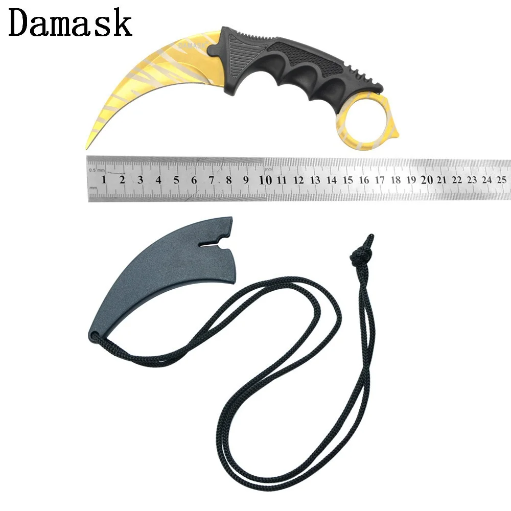 New Arrial Necklace Knife Tactical Karambit Outdoor Knives Hunting and Camping Survival Camping Tools