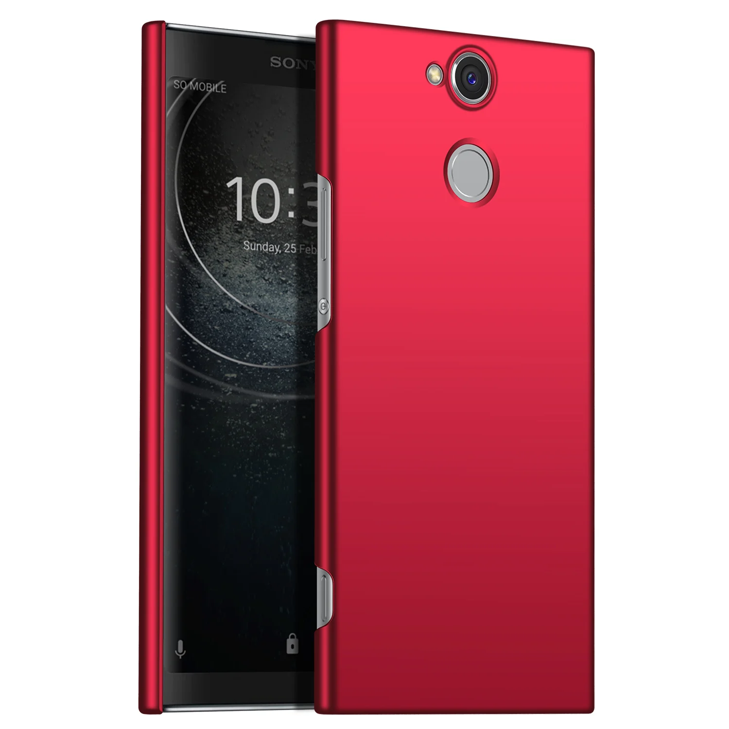 Для sony Xperia XA2 XA3 Ультра чехол, ультратонкий минималистичный тонкий защитный чехол для телефона задняя крышка для sony Xperia XA2 - Цвет: Red