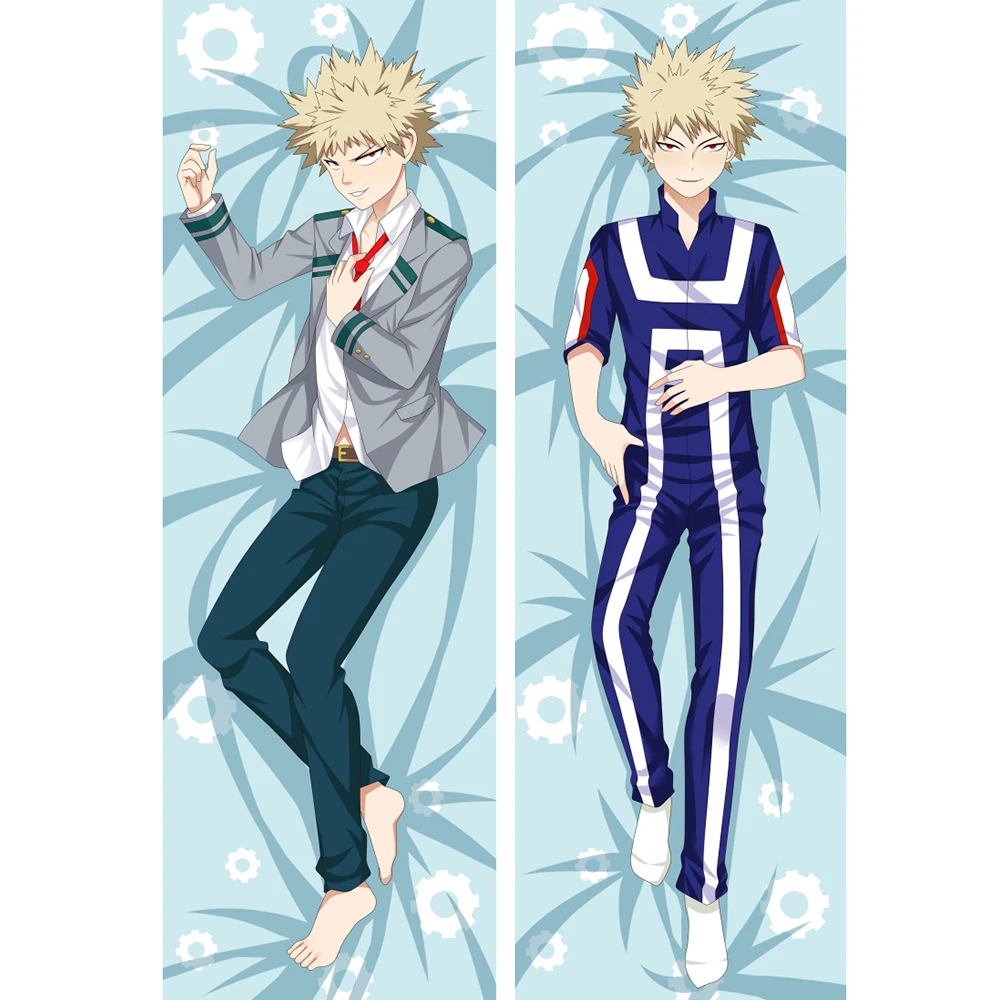 My Hero Academy dakimakura Аниме человек персонажи Бросок Наволочка Bakugou кацуки подушка для тела