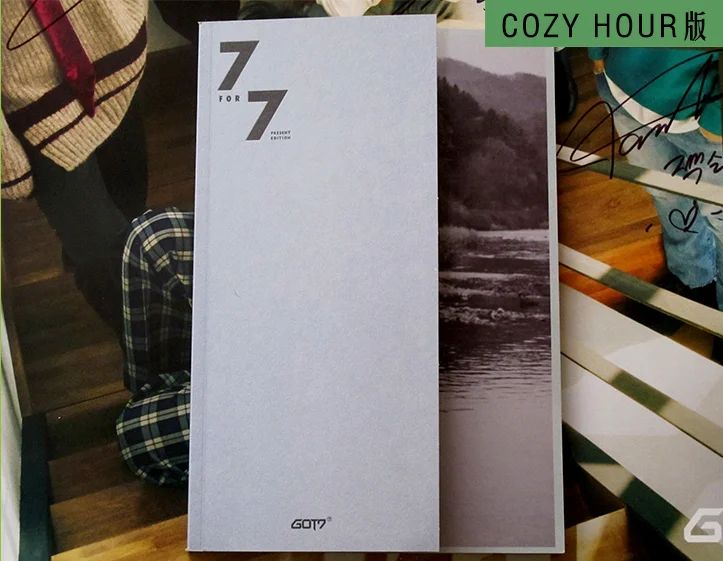 Подпись GOT7 получил 7 с автографом mini7th после альбом 7 iPhone 7 Plus настоящее издание CD+ Фотокнига+ подпись плакат K-POP 012018