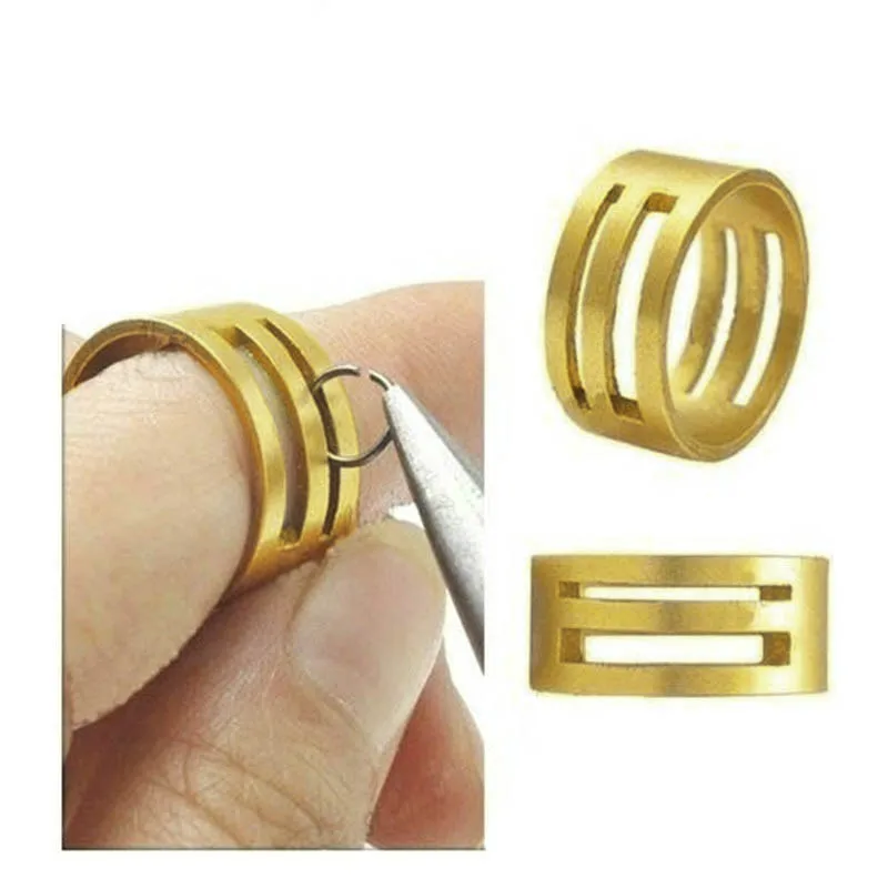 

5Pcs Fashion New DIY Raw Brass Open/Close Jump Ring Tools For Jewelry Making DIY Tool (Color: Gold) Circle Round Copper