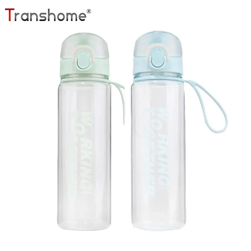 Transhome 500ml Drink Bottle Bpa Free Plastic Water Bottles For Coffee