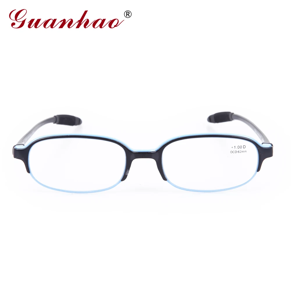 Ceny Guanhao Ultralight przezroczyste okulary do czytania mężczyźni kobiety okulary z żywicy optycznej dla wzroku okulary do czytania 1.0 1.5