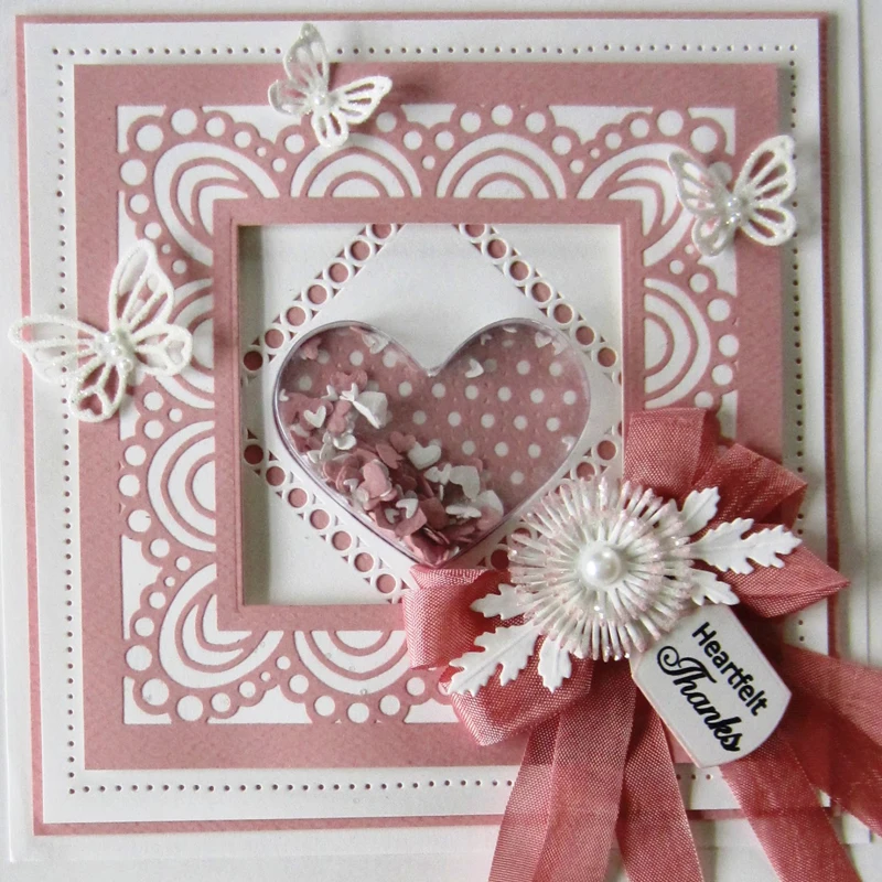 

Hollow Dot Shape Heart DIY Craft Die Paper Card Album Photo Making Handmade Decoration Scrapbooking Template Embossing Stencil