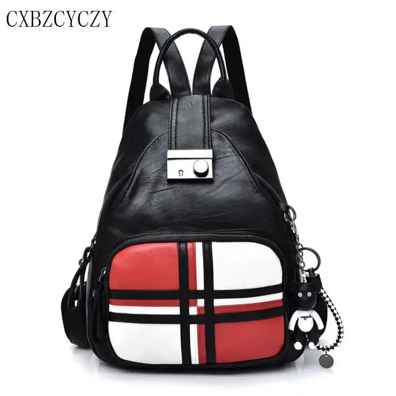 2017 г. женские рюкзак высокое качество из искусственной кожи Mochila Escolar школьные